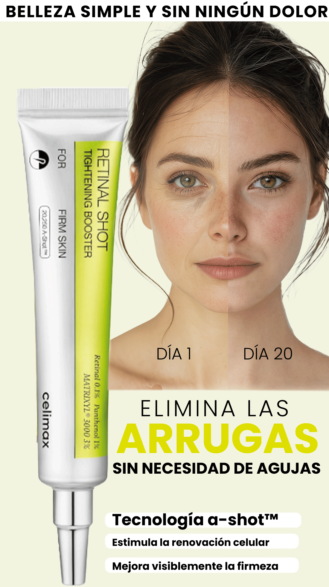 Celimax- Retinal-Quita las arrugas 10 veces más ligero