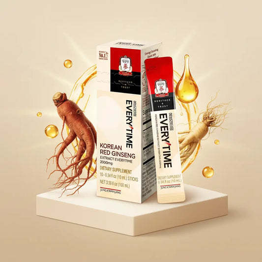 Everytime - Extracto de ginseng rojo coreano - 10 unidades